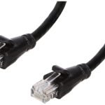 amazon basics RJ45 Cat-6 Ethernet Patch/LAN Cable for Personal Computer – 10 Feet (Black)