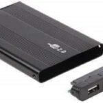 PremiumAV 2.5-Inch SATA Portable External Hard Drive – Slim USB Storage Device for Laptop, PC, Mac, Smart TV – High-Speed Data Transfer, Plug & Play Backup Drive – Black