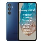 Samsung Galaxy M35 5G (Moonlight Blue,8GB RAM,256GB Storage)| Corning Gorilla Glass Victus+| AnTuTu Score 595K+| Vapour Cooling Chamber| 6000mAh Battery| 120Hz Super AMOLED Display| AI|Without Charger