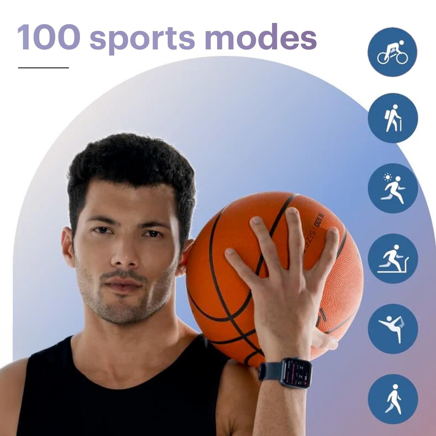 Noise Pulse 2 Max 1.85" Display, Bluetooth Calling Smart Watch, 10 Days Battery, 550 NITS Brightness, Smart DND, 100 Sports Modes, Smartwatch for Men and Women (Midnight Blue) - Image 5