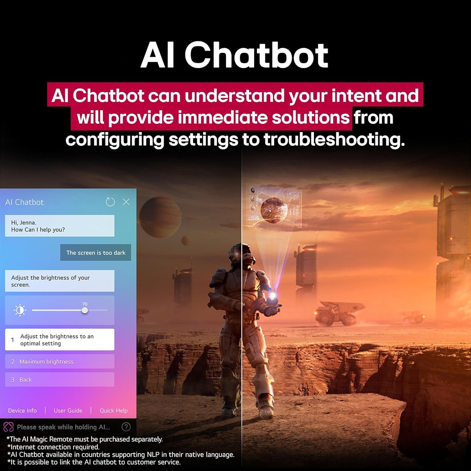 LG 164 cm (65 inches) UA82 Series 4K Ultra HD Smart webOS LED TV 65UA82006LA - Image 17