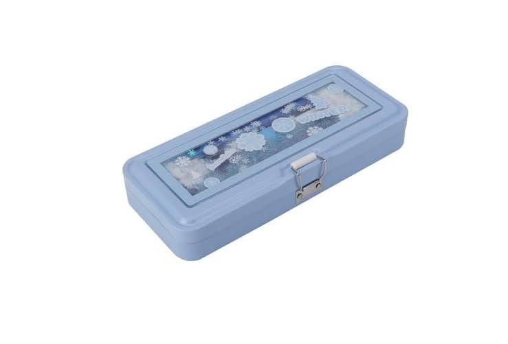 Eclet Plastic Pencil Case for Kids Pencil Box Pencils and Markers Storage Box Any Random Color Will Send