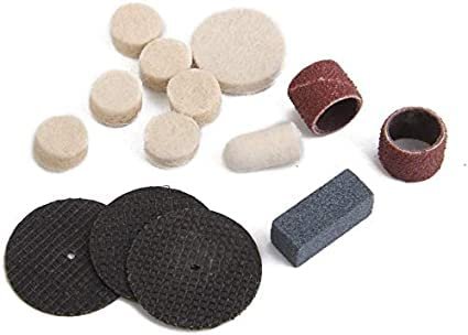 Rangwell NX 105 Pcs Rotary Tool Accessory Set Fits DIY Tools for Dremel Grinding Sanding Polishing Abrasive Drill Kit Rotary Power Tools Polishing Cutting 1/8" Shank - Image 2