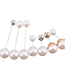 Kofati 7PCS Artificial Pearl Brooch Pins, Sweater Shawl Clips Pearls Brooch Safety Pins for Girls Women Dresses Clothing Decoration Accessories