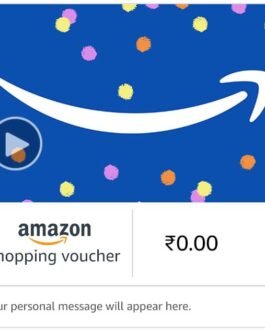 Amazon Shopping Voucher | Valid for physical products on Amazon.in Amazon Shopping Voucher | Valid for physical products on Amazon.in