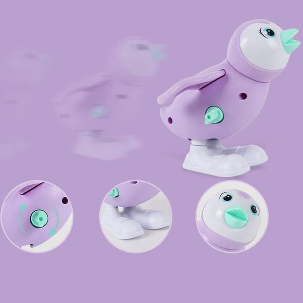 SUPER TOY Jumping Bird Animals Key Operated Wind Up Toys for Toddler Kids Colorful Funny Moving Toys for Babies 6-12 Months Pack of 3 (Assorted) - Image 5