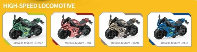 Jack Royal Metallic Finish Unbreakable Super Sports Bike Friction Powered Racing Vehicle Motorcycle Toy for Kids (Pack of 1) (Color as per availibility) - Image 4