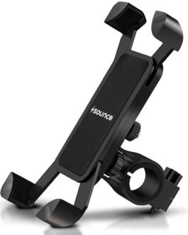Sounce Waterproof New Bike Phone Mount Anti Shake and Stable 360‚° Rotation Bike Bicycles Accessories for Any Smartphone GPS Other Devices Between 3.5 and 6.5 inches Sounce Waterproof New Bike Phone Mount Anti Shake and Stable 360‚° Rotation Bike Bicycles Accessories for Any Smartphone GPS Other Devices Between 3.5 and 6.5 inches