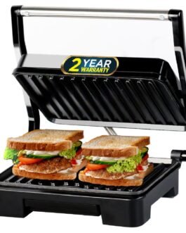 iBELL SM1515 Sandwich Maker with Floating Hinges, 1000Watt, Panini/Grill/Toast (Black) iBELL SM1515 Sandwich Maker with Floating Hinges, 1000Watt, Panini/Grill/Toast (Black)