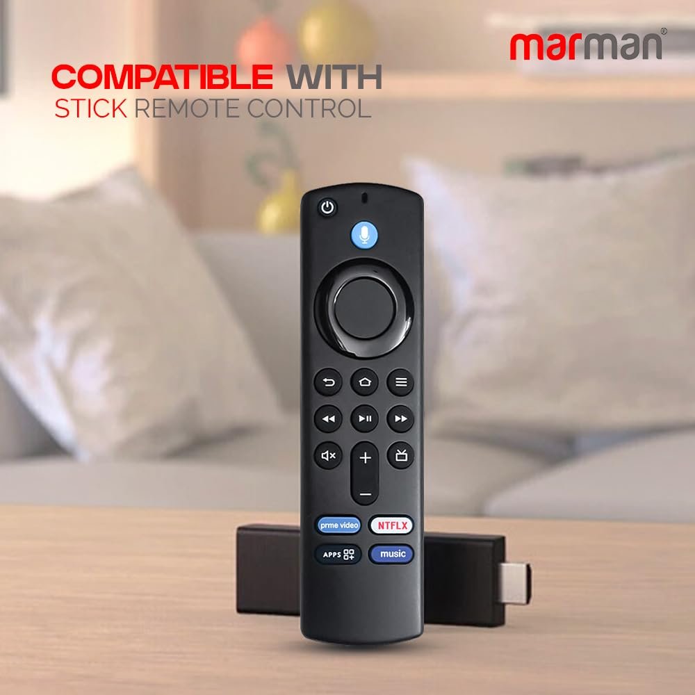 marman® TV Remote Compatible with Amazon Fire Stick 3rd Generation Original Model L5b83G S3L46N Suitable for 4K System with Voice Command and Bluetooth Connection - Device Requires Pairing - Image 3