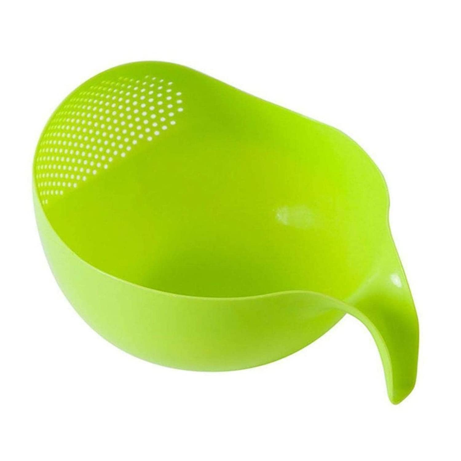 Clazkit Multi-Purpose Strainer or Washer Bowl for Rice Fruits & Vegetable Rice Bowl Color May Vary, Plastic - 10.2 x 17.5 x 24.3 Centimeters - Image 10