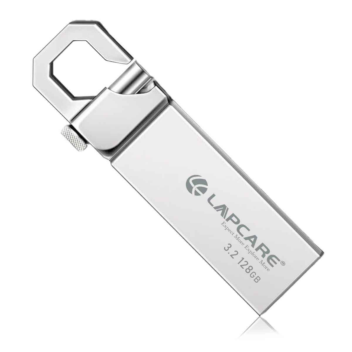 Lapcare Flais 128GB Metal USB 3.2 Flash Drive | Pen Drive | Up to 400Mbps Speed | Reliable Data Storage with 5-Year Warranty| Universal Compatibility - MAC/Win/Linux | OTG Support