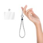 Prolet Mobile Phone Wrist Lanyard with Diamond Finish – Strong & Fancy Hand Lanyard for Easy Carrying, Comfortable for All Android & iPhones – Silver