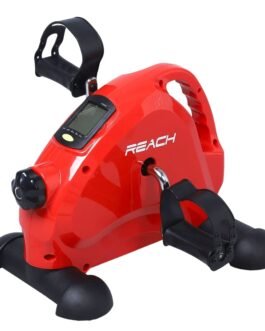 Reach Mini Bike Max Portable Cycle Bike Pedal Exerciser for Foot and Arm, Home & Gym Fitness Equipment with Adjustable Resistance & LCD Monitor Reach Mini Bike Max Portable Cycle Bike Pedal Exerciser for Foot and Arm, Home & Gym Fitness Equipment with Adjustable Resistance & LCD Monitor