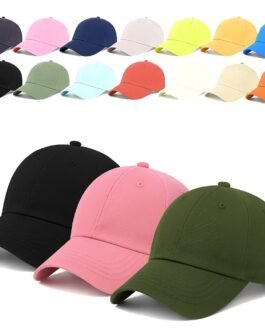 ENCIGER Unisex Cotton Baseball Cap Combo – Adjustable Unisex Sports Caps, Casual Outdoor Hats – Pack of 3