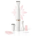 Lifelong LLPCW30 Rechargeable Eyebrow, Underarms And Bikini Trimmer (White) – 1 Hour Runtime (1Year Warranty)