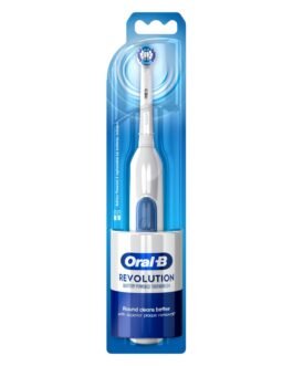 Oral-B Revolution AA Battery Electric Toothbrush For Adults, Long Battery Life, 2 Year Warranty By, IPX7 Water Resistant, Dentist Inspired Round Brush Head, Pack Of 1 Oral-B Revolution AA Battery Electric Toothbrush For Adults, Long Battery Life, 2 Year Warranty By, IPX7 Water Resistant, Dentist Inspired Round Brush Head, Pack Of 1