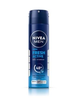 NIVEA MEN Fresh Active Original Deodorant for Men | 48 H Active Odour Protection | Long Lasting Smell Deo | Marine Fresh, Lemon and Sandalwood Fragrance | Dermatologically Approved | 150ml NIVEA MEN Fresh Active Original Deodorant for Men | 48 H Active Odour Protection | Long Lasting Smell Deo | Marine Fresh, Lemon and Sandalwood Fragrance | Dermatologically Approved | 150ml