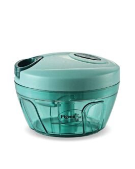Pigeon Polypropylene Mini Handy and Compact Chopper with 3 Blades for Effortlessly Chopping Vegetables and Fruits for Your Kitchen (12420, Green, 400 ml) Pigeon Polypropylene Mini Handy and Compact Chopper with 3 Blades for Effortlessly Chopping Vegetables and Fruits for Your Kitchen (12420, Green, 400 ml)