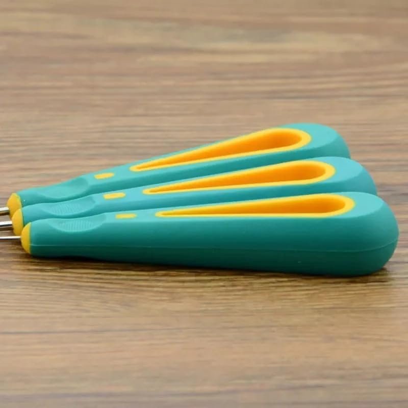 Vedini Silicone Mold Punch/Drill Needle Tool | Round Hole Cone for Silicone Mould Punching, Leather Hole Punching DIY Tool for Candle Wicking, Mold Piercing, Sewing (Pack of 1) (Blue) - Image 4