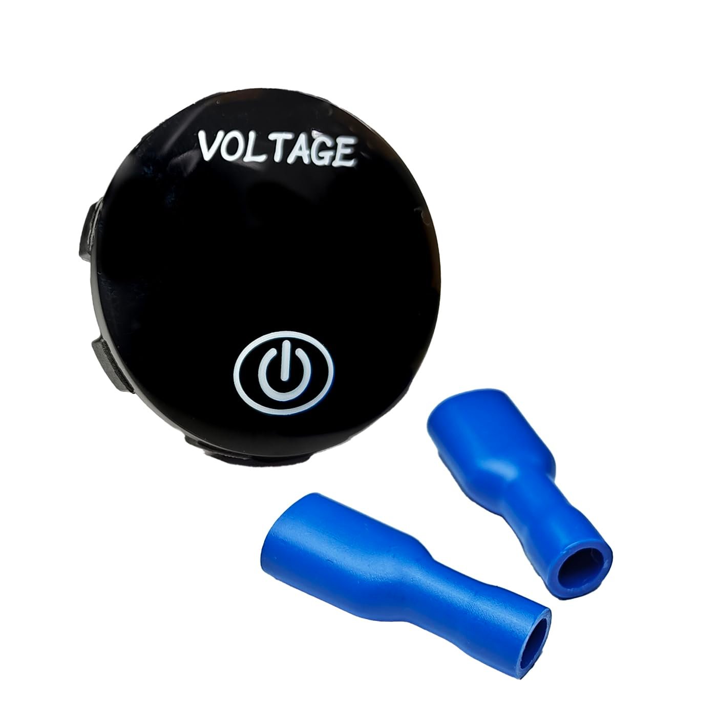 amiciSmart DC 5V-48V Battery Capacity Indicator Digital Voltmeter For Car, Motorcycle & caravans With On/Off Touch Switch For Lead Acid Battery, Black - Image 5