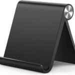 STRIFF Multi Angle Tablet Tabletop Stand. Holder for iPhone, Android, Samsung, OnePlus, Xiaomi. Portable, Foldable Stand. Perfect for Bed,Office, Home, Gift and Desktop (Black) STRIFF Multi Angle Tablet Tabletop Stand. Holder for iPhone, Android, Samsung, OnePlus, Xiaomi. Portable, Foldable Stand. Perfect for Bed,Office, Home, Gift and Desktop (Black)