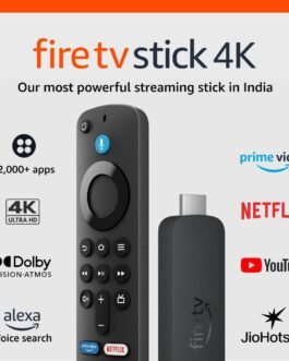 Amazon Fire TV Stick 4K | Alexa Voice Search, Cinematic 4K streaming with HDR10+, Wi-Fi 6, Dolby Vision/Atmos (newest model)