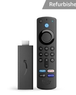 Certified Refurbished Fire TV Stick with all-new Alexa Voice Remote (includes TV and app controls) | HD streaming device