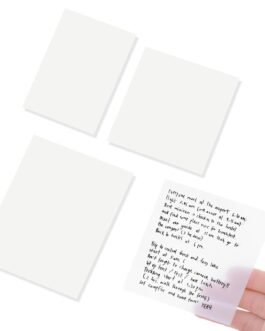 SHUTTLE ART 50 Sheets Transparent Sticky Notes Pad,Clear Cute Full self-Adhesive Waterproof,See Through Memo Pads,Perfect for College Essentials Books and Office Stationery Art and Craft SHUTTLE ART 50 Sheets Transparent Sticky Notes Pad,Clear Cute Full self-Adhesive Waterproof,See Through Memo Pads,Perfect for College Essentials Books and Office Stationery Art and Craft
