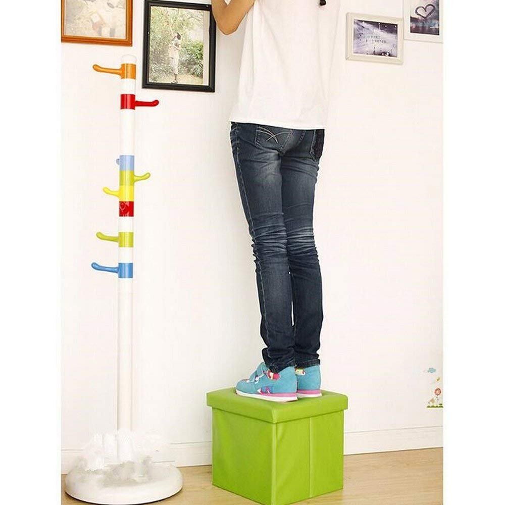 ALMAND Fabric Living Foldable Storage Bins Box Ottoman Bench Container Organizer With Cushion Seat Lid,Cube,Multi Colour(30X30X30 Cm) (1 Pcs), Multi-coloured - Image 5