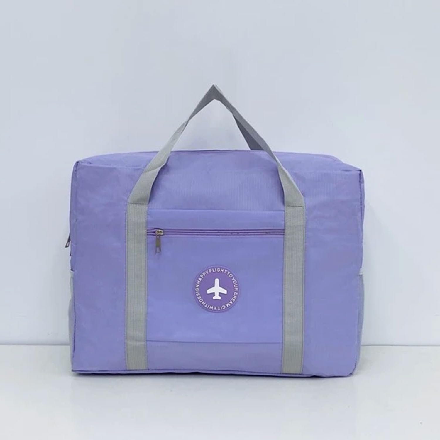 Handcuffs Polyester Travel Duffel Bag|Foldable|Lightweight|Waterproof|Luggage|Airplane|Carry-On|Flight Bags|Travelling|Holiday|Outing|Sports|Weekend|Gifts (Purple, Width: 15.24 Cm) - Image 4