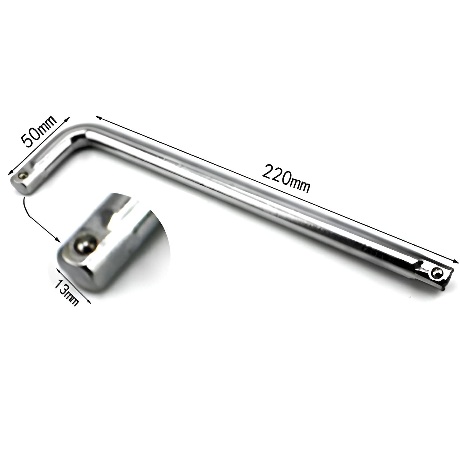 Oblivion 10-Pcs Socket Handle Set | Hand Tool Kit for Home DIY, Automobile & Vehicle Maintenance Repair (Pack of 1) - Image 4