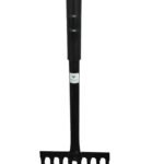 Utkarsh Garden Rake with 8 Teeth or Prongs | Heavy Duty Gardening Tool for Home Garden | Lawn, Landscaping Yard, Garden Leaf Rake | Weeding, Tilling, Aerating Soil Rake – Set of 1 Tool