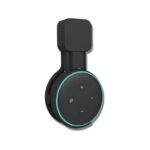 Sintron Wall Mount Black for Echo Dot, Alexa Accessories Smart Home Outlet Wall Mount Stand for Amazon Echo Dot 3rd Generation Speaker Holder, Space Saving Accessories Without Messy Wires (Black)