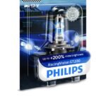 Phillips’ Automotive H4 12342 Racingvision Gt200 12V 60/55W P43T-38 B1|Pack Of 1|Silver/White, Halogen