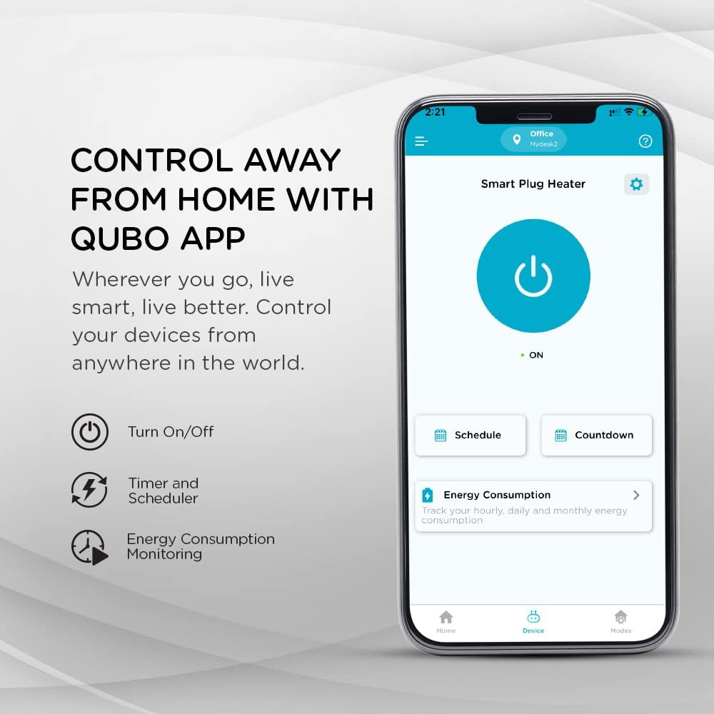 QUBO 16A Wifi + BT Smart Plug from Hero Group, Energy Monitoring, Suitable for large appliances like ACs, Geysers & Water Pumps (Voice Control with Amazon Alexa and Google Assistant) - Image 6