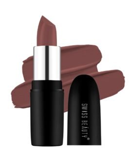 Swiss Beauty Pure Matte Creamy Lipstick | Non-drying, Highly pigmented Lipstick | Shade- Hazelnut, 3.8gm| Swiss Beauty Pure Matte Creamy Lipstick | Non-drying, Highly pigmented Lipstick | Shade- Hazelnut, 3.8gm|