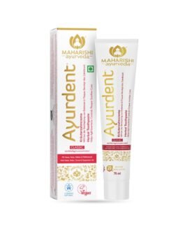 Maharishi Ayurveda Ayurdent Classic Toothpaste|Unique Saliva Balancing Formula|For Toothache,Bleeding Gums,Sensitivity,Cavities,Plaque & Bad breath|Non Foaming,SLS & Fluoride Free|Pack of 1 Maharishi Ayurveda Ayurdent Classic Toothpaste|Unique Saliva Balancing Formula|For Toothache,Bleeding Gums,Sensitivity,Cavities,Plaque & Bad breath|Non Foaming,SLS & Fluoride Free|Pack of 1