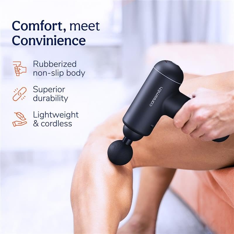 Caresmith Charge Boost Massage Gun | Body Massager | Massager Machine for Pain Relief for Men and Women | Deep Tissue Massager - Image 3