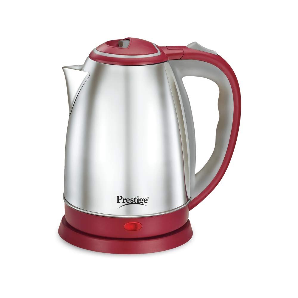 Prestige 1.5 litre PKOSS Stainless Steel Electric Kettle | 1500 Watts | Elegant Design | Cool-touch Handle and Lid | Automatic Cut-Off and Single-Touch Lid Locking| Silver - Image 2