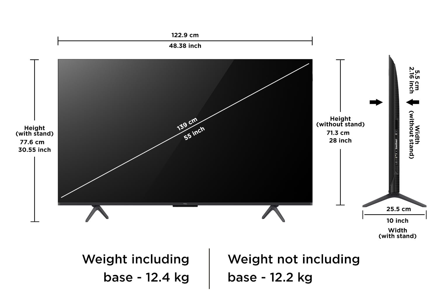 TCL 139 cm (55 inches) 4K UHD Smart QD-Mini LED Google TV 55Q6C - Image 6