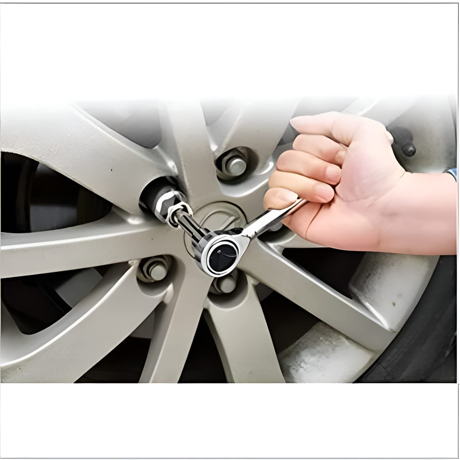 Oblivion 10-Pcs Socket Handle Set | Hand Tool Kit for Home DIY, Automobile & Vehicle Maintenance Repair (Pack of 1) - Image 7