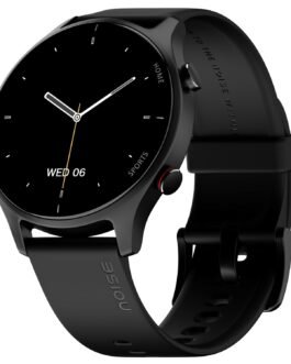 Noise Twist Round dial Smart Watch with Bluetooth Calling, 1.38″ TFT Display, up-to 7 Days Battery, 100+ Watch Faces, IP68, Heart Rate Monitor, Sleep Tracking (Jet Black)