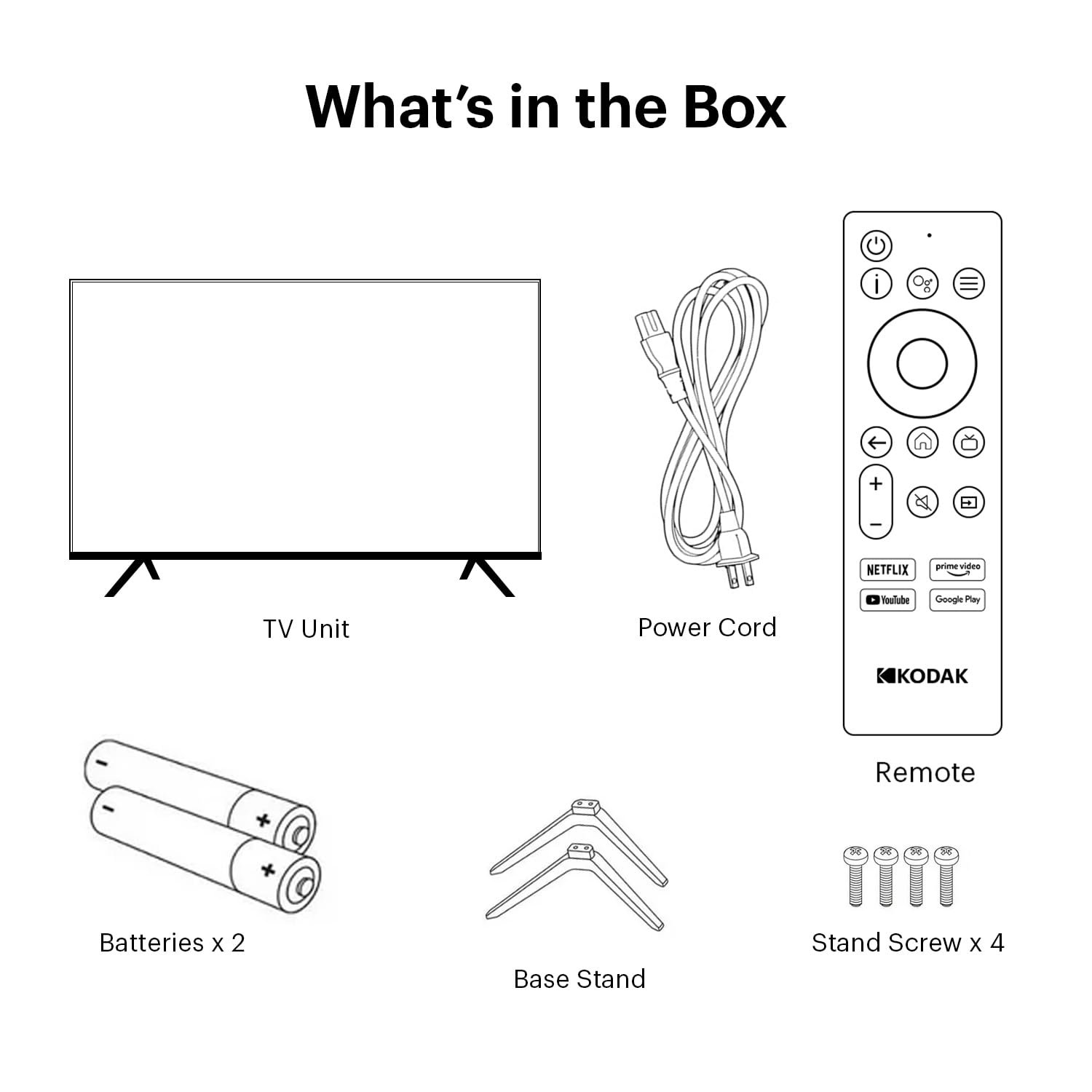 Kodak 139 Cm (55 Inches) Matrix Series 4K Ultra Hd Smart QLED Google Tv 55Mt5022, Black - Image 7