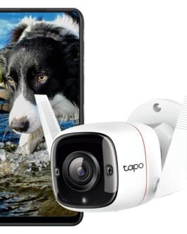 Tapo 3MP 1296p High Definition Outdoor CCTV Security Wi-Fi Smart Camera | Alexa Enabled | Weatherproof | Night Vision | 2-Way Audio | SD Storage (C310) White Tapo 3MP 1296p High Definition Outdoor CCTV Security Wi-Fi Smart Camera | Alexa Enabled | Weatherproof | Night Vision | 2-Way Audio | SD Storage (C310) White