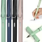 SHUTTLE ART 2pcs Eternal Inkless Pencil, Permanent No Sharpening, Everlasting Writing Pen for Children School Artists Sketch Drawing, Grey