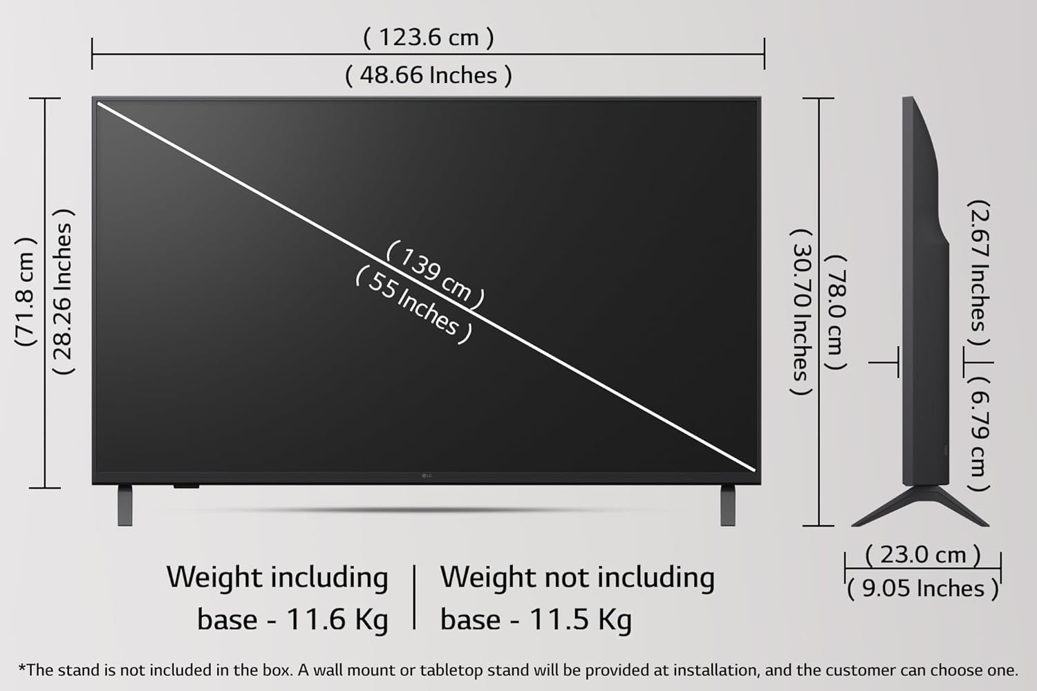 LG 139 cm (55 inches) UA82 Series 4K Ultra HD (3840 x 2160) Smart webOS LED TV 55UA82006LA - Image 5