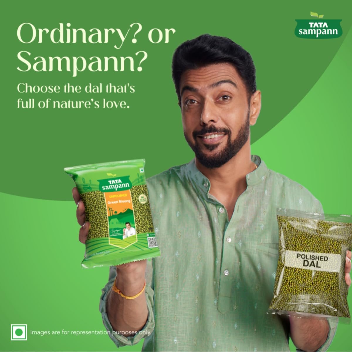 Tata Sampann Unpolished Green Moong Dal (Whole), 500gm - Image 6