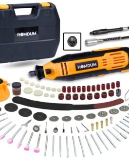 Homdum 152Pcs Universal Chuck Rotary Tool Kit Die Grinder 160W with 6 Variable Speed, Cutting,Sanding, Polishing, Engraving, Carving Tools for DIY Crafting and Home Repair Projects 6 months warranty Homdum 152Pcs Universal Chuck Rotary Tool Kit Die Grinder 160W with 6 Variable Speed, Cutting,Sanding, Polishing, Engraving, Carving Tools for DIY Crafting and Home Repair Projects 6 months warranty