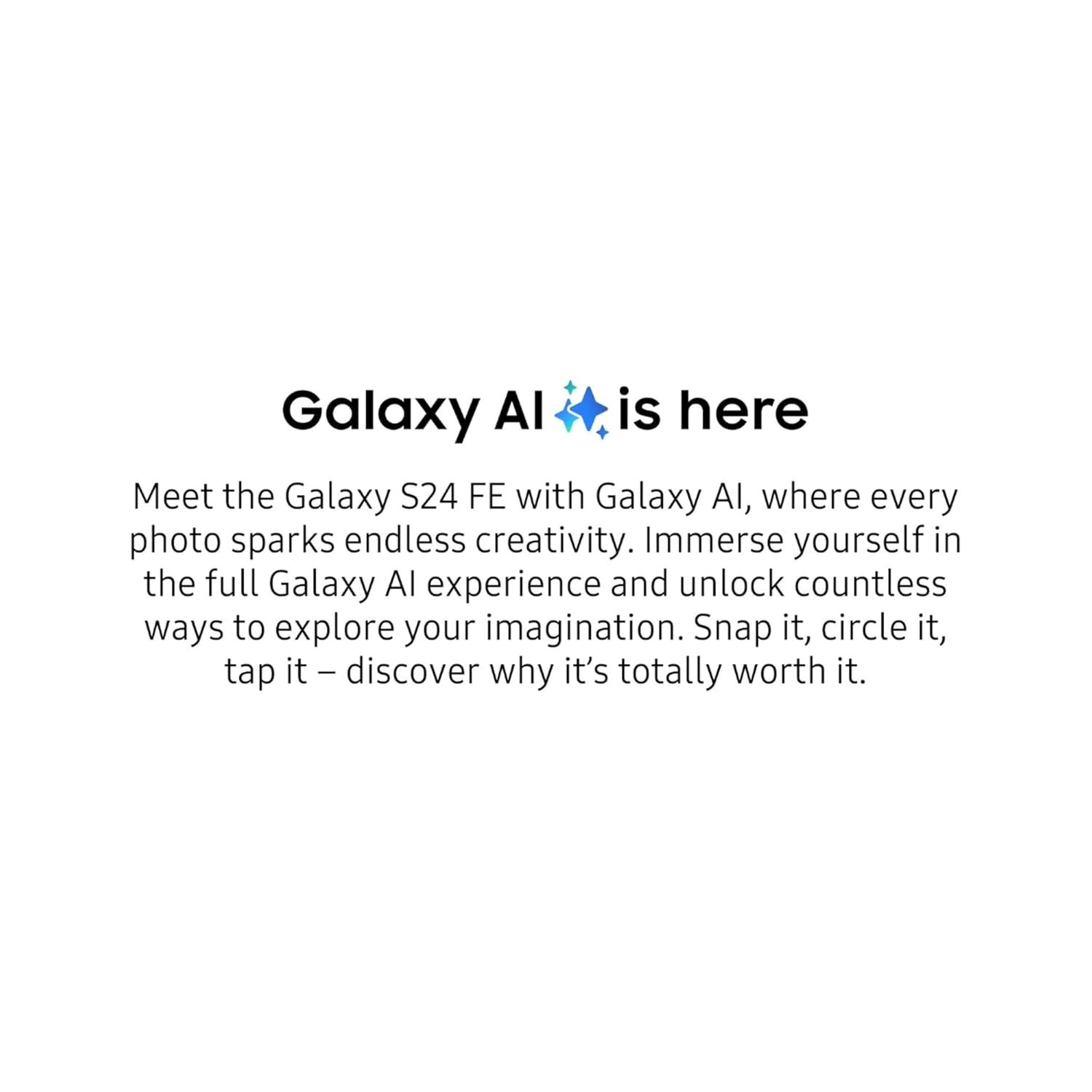 Samsung Galaxy S24 FE 5G AI Smartphone (Graphite, 8GB RAM, 128GB Storage) - Image 4